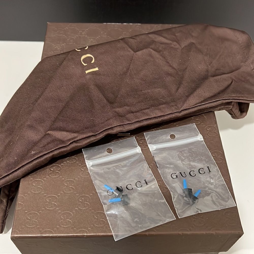 Gucci Patent Peep Toe Heels - Picture 8 of 10